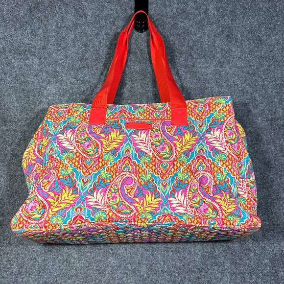 Vera Bradley Handbags - Vera Bradley Triple Compartment Travel Bag Paisley in Paradise Print